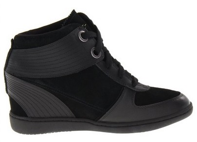 black heel sneakers